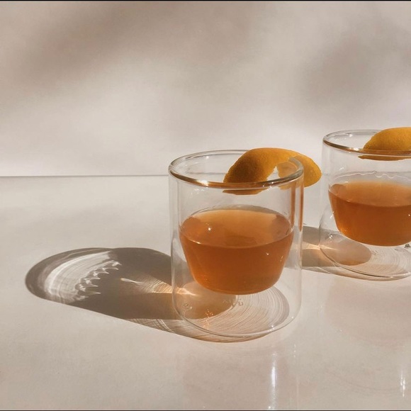 Yield Candle / Double Glass Mug - Picture 2 of 3